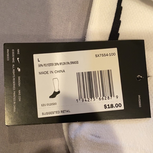 Nike Multiplier No Show Socks - Picture 2 of 4